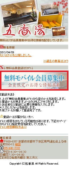 モバイルサイト